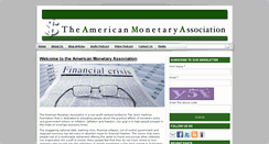 Desktop Screenshot of americanmonetaryassociation.org